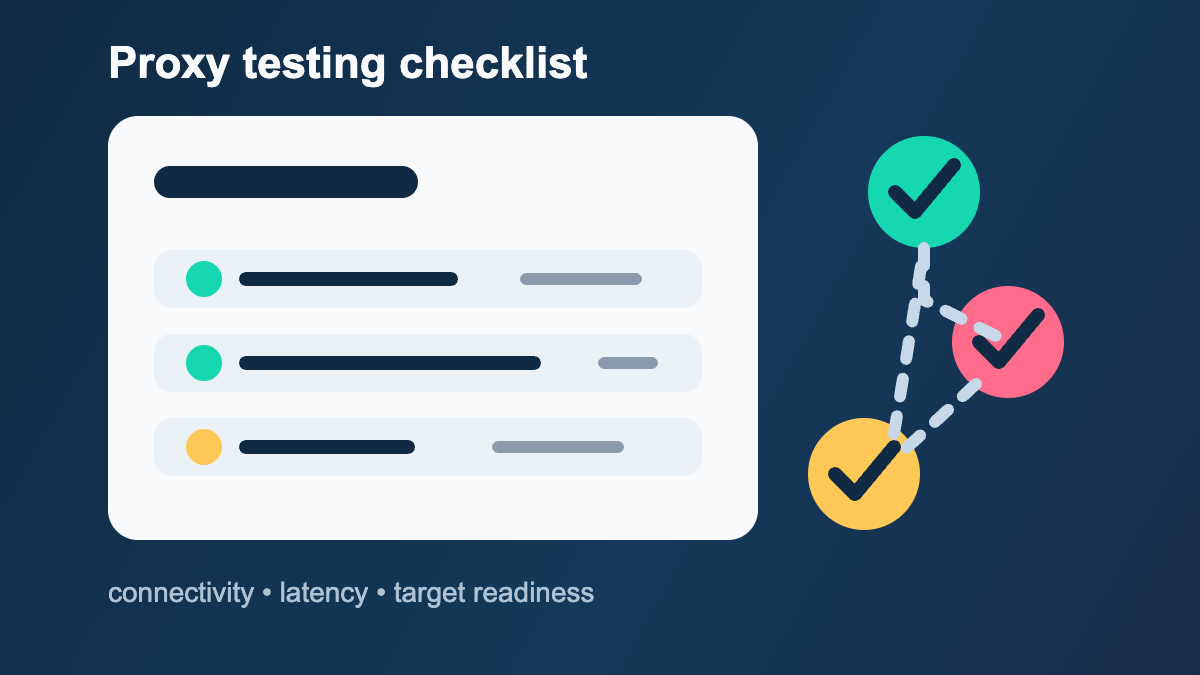 How to Test Proxies Before a Drop in 2026: Step-by-Step Checklist